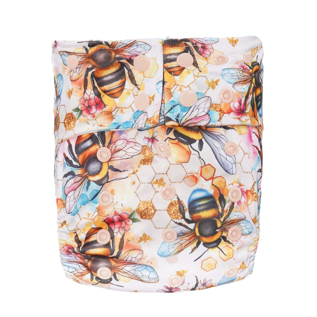 Morphing Cloth Night Nappy - Double Row Snaps
