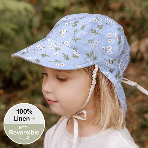 Heritage Flap Sun Hat - sizes 0-6 months