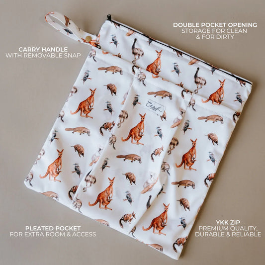 Large Double Pocket Wet Bag