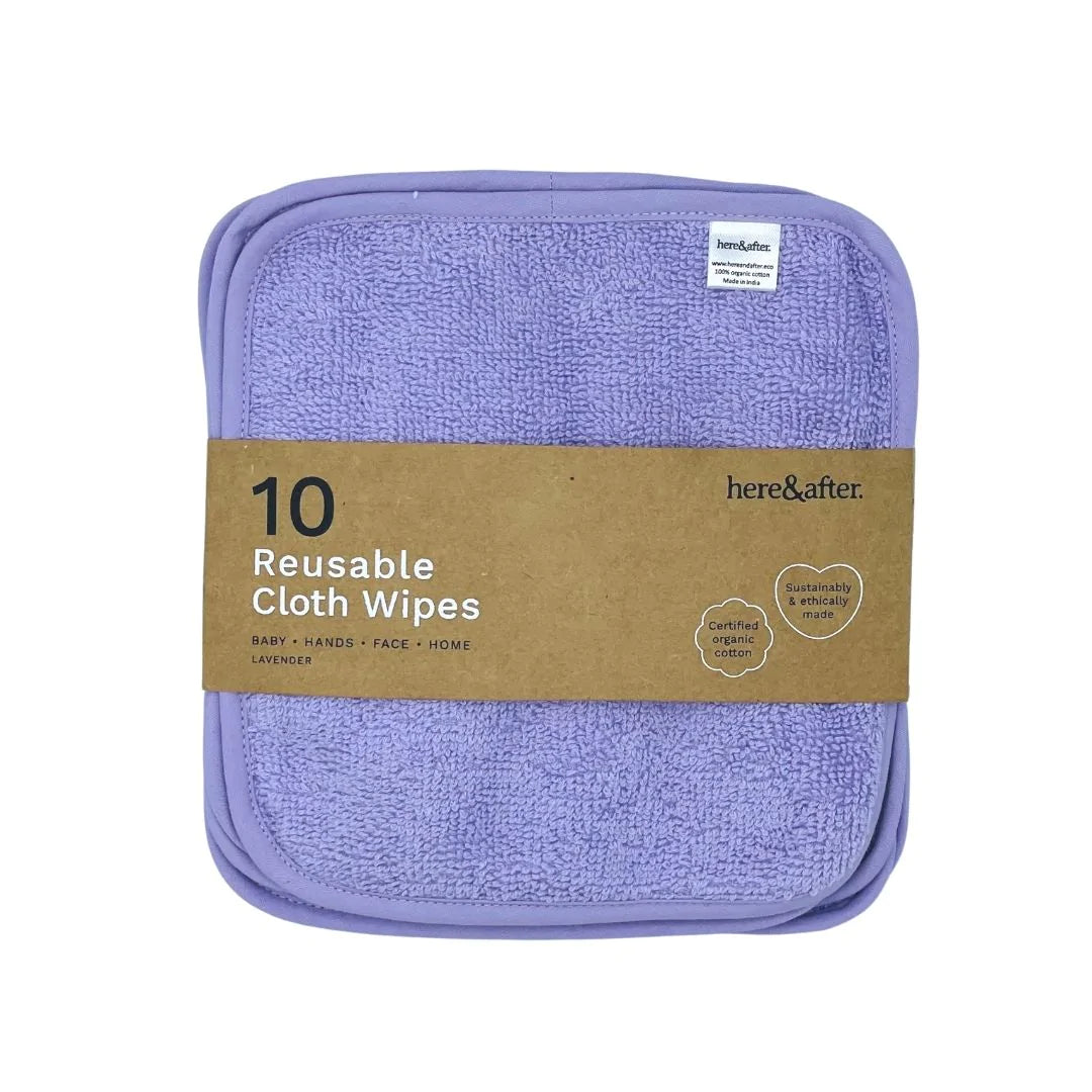 Here & After Cloth Wipes 25 Pack