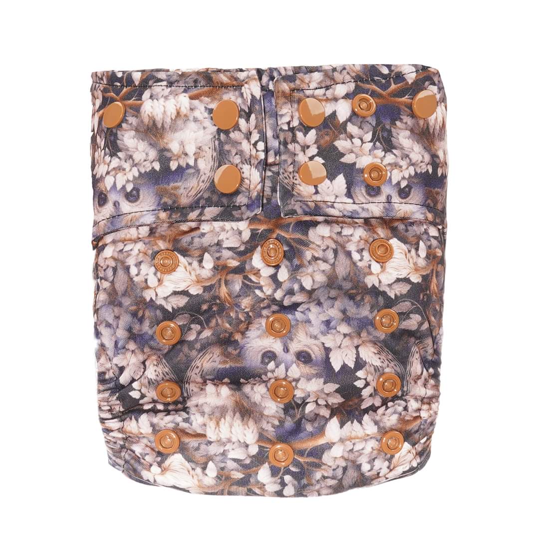 Morphing Cloth Night Nappy - Double Row Snaps