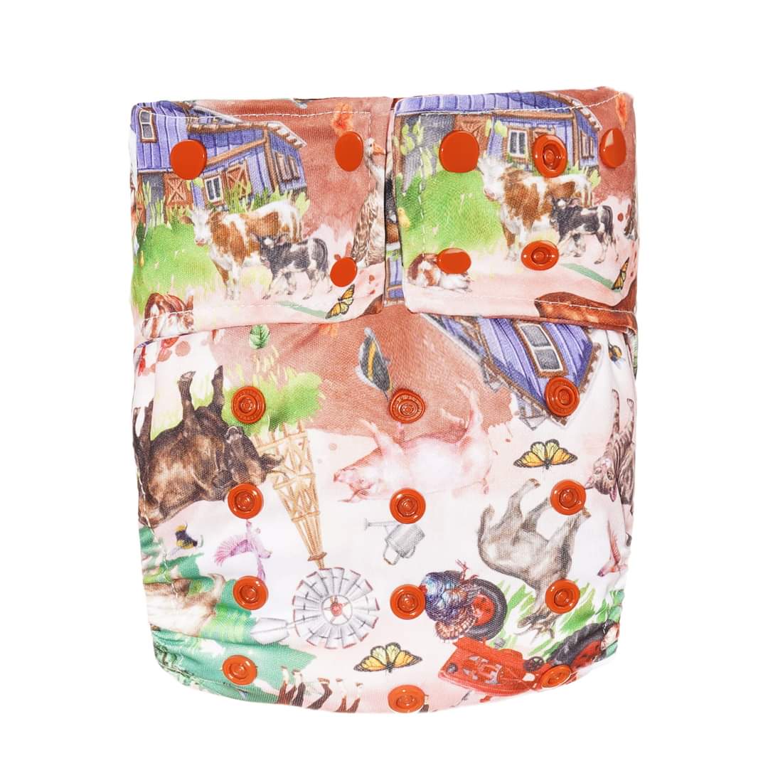 Morphing Cloth Day Nappy - Double Row Snaps