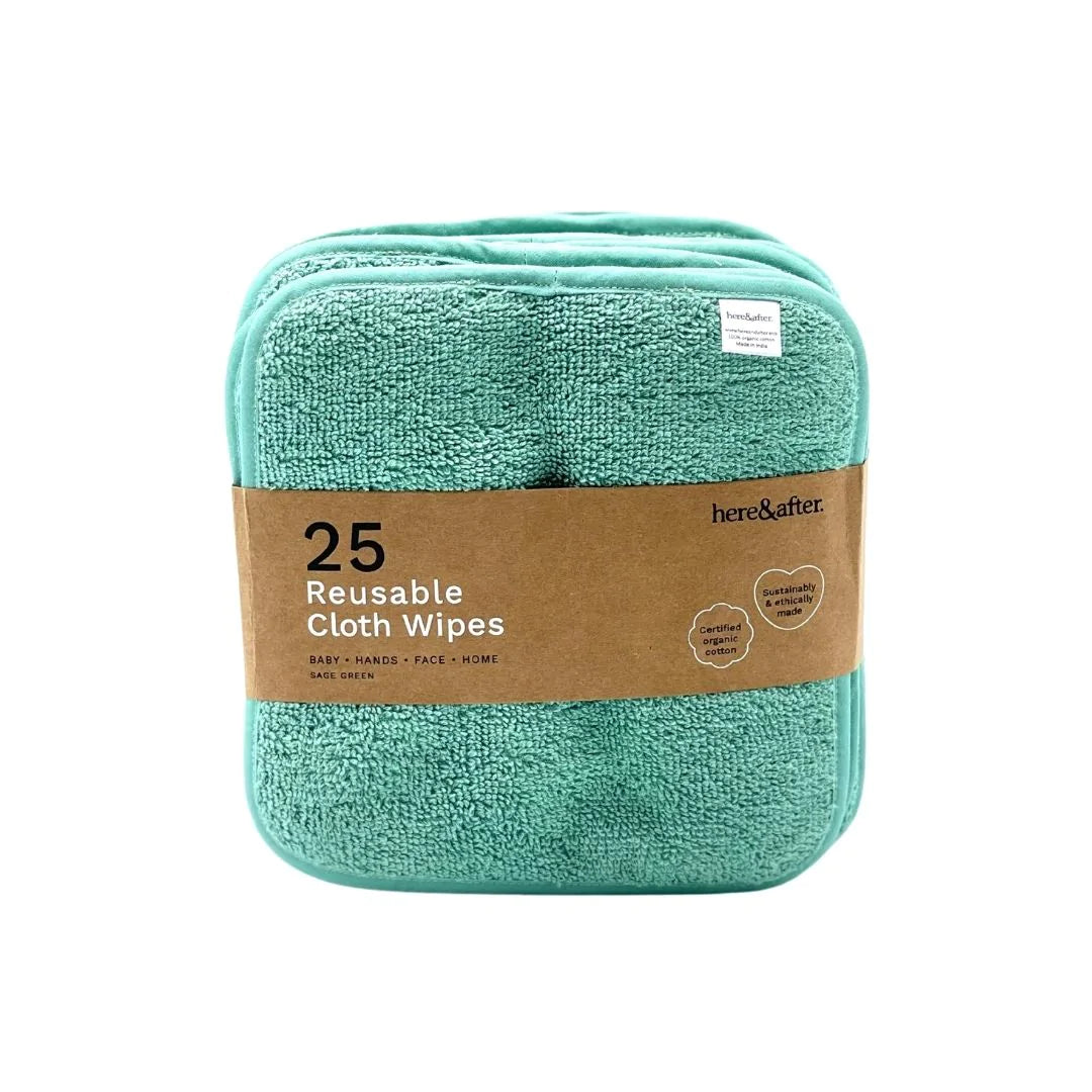 Here & After Cloth Wipes 10 Pack