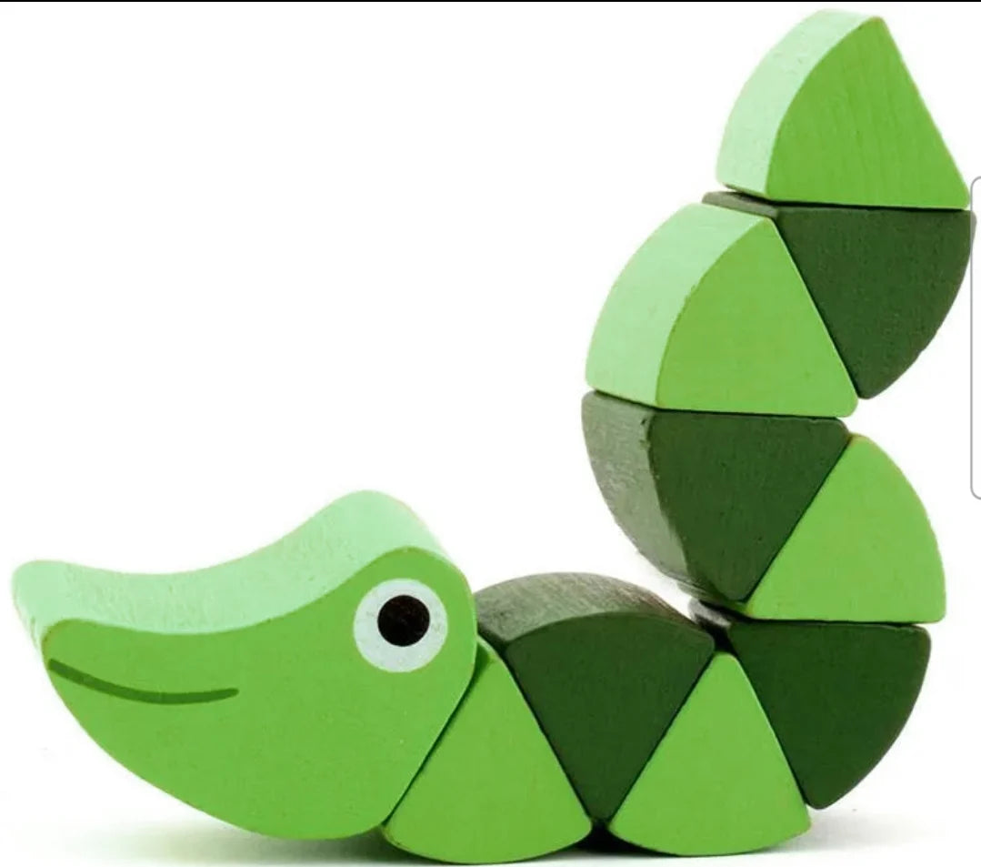 Wooden Caterpillar or Alligator