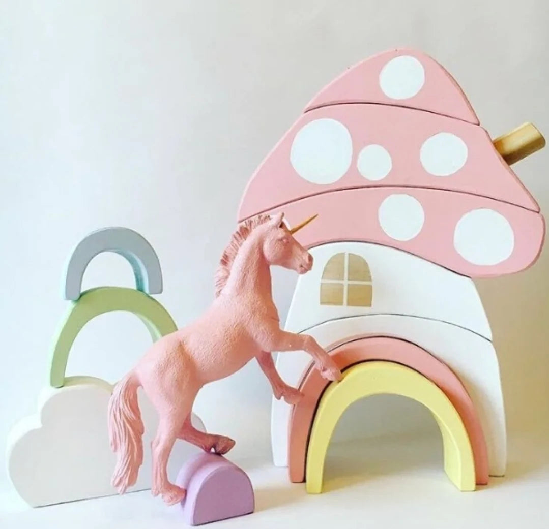 Mushroom Rainbow House