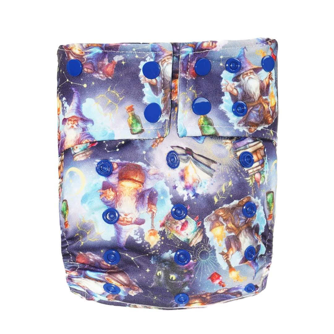 Morphing Cloth Night Nappy - Double Row Snaps