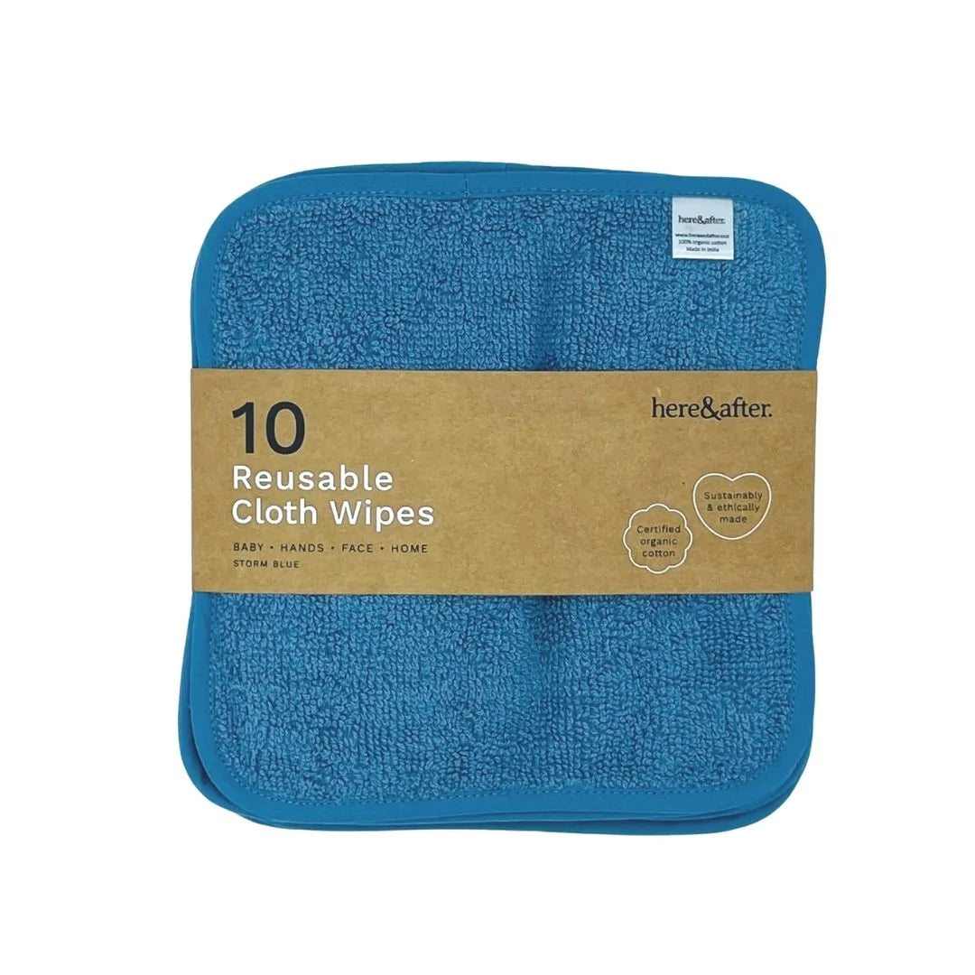 Here & After Cloth Wipes 10 Pack