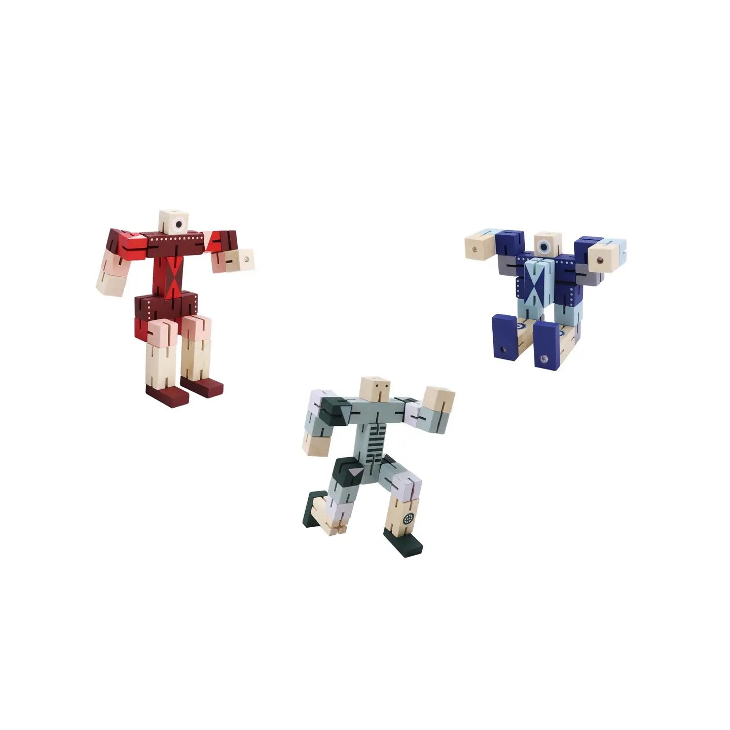 Wooden Twist and Lock Robot