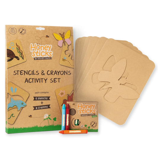 Honeysticks Jumbo Stencils & Crayons Activity Pack