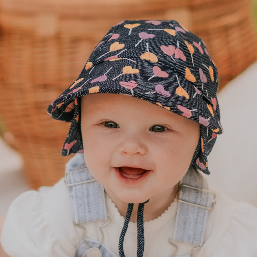 Bedhead Legionnaire Flap Sun Hat - Sizes 0-6 months