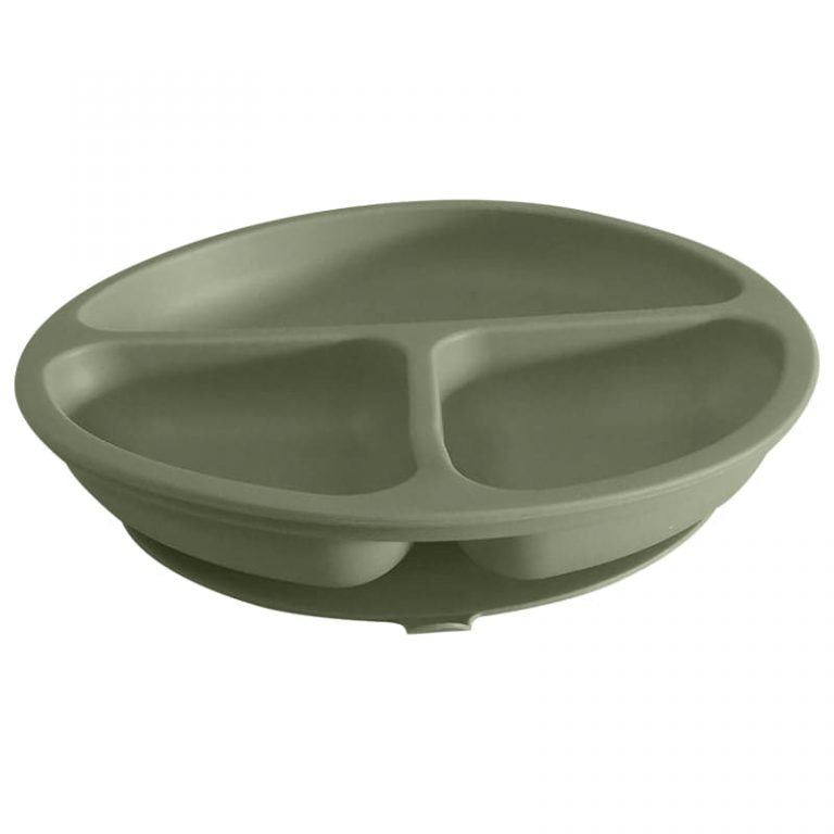 Mama Chew STICK IT! Divider Silicone Suction Plate and Fork