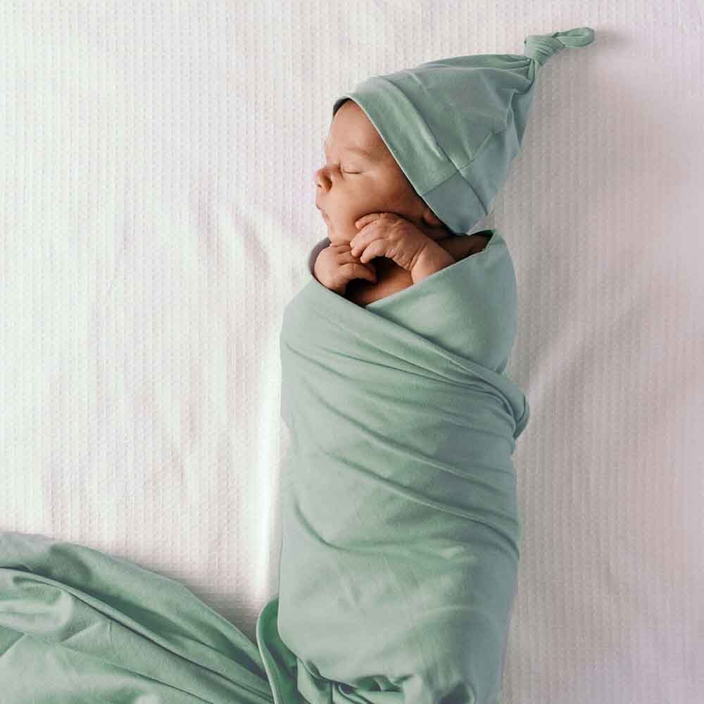 Snuggle Hunny Jersey Wrap and Beanie Set