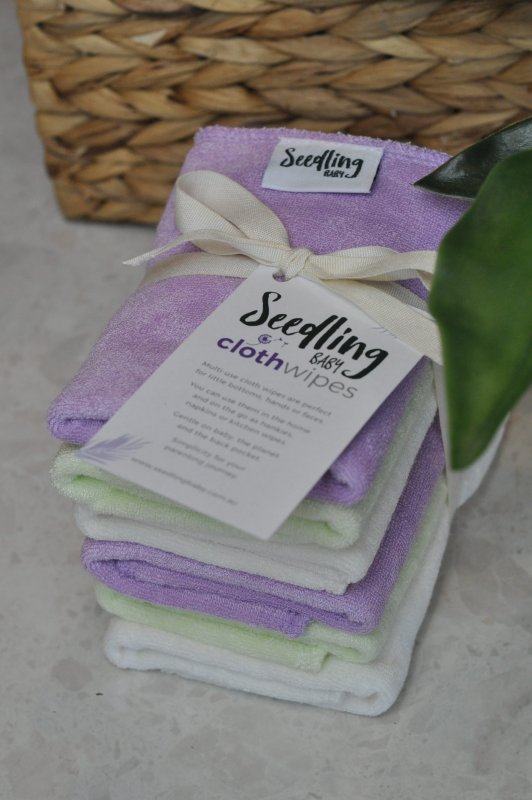 Seedling Baby Wipes 6pk