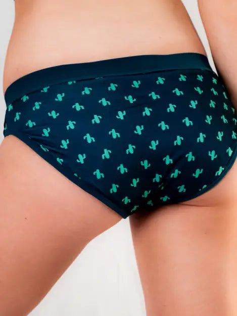 MyKnickerbot Cotton Period Bikini Cactus Print (Youth)