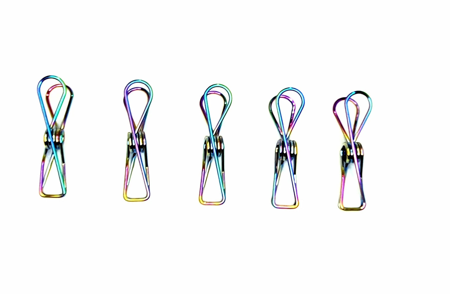 Stainless Steel Large Pegs - Rainbow (50 pack)