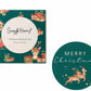 Snuggle Hunny Reindeer Reversible Single Milestone Card