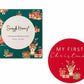 Snuggle Hunny Reindeer Reversible Single Milestone Card