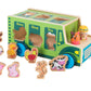 Wooden Pull-along Farm Truck Shape Sorter