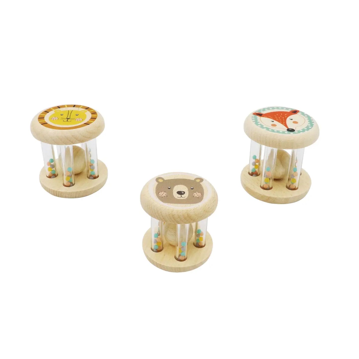 Wooden Animal Rattle