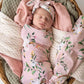 Snuggle Hunny Jersey Wrap and Top Knot Set