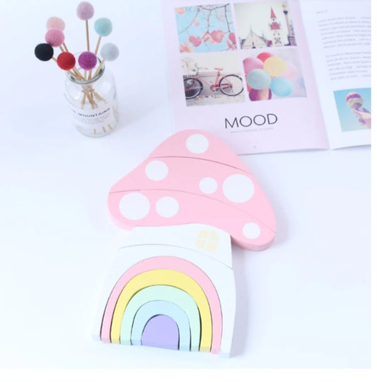 Mushroom Rainbow House