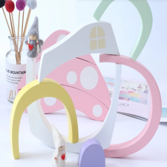 Mushroom Rainbow House