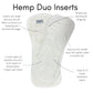Pixie Cloth Nappy with Hemp Duo