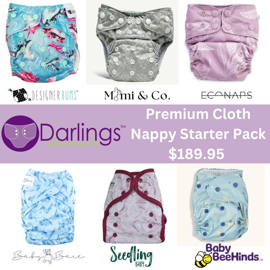 Premium Cloth Nappy Starter Pack