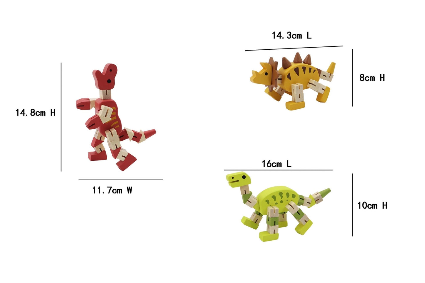 Wooden Flexi Dinosaurs