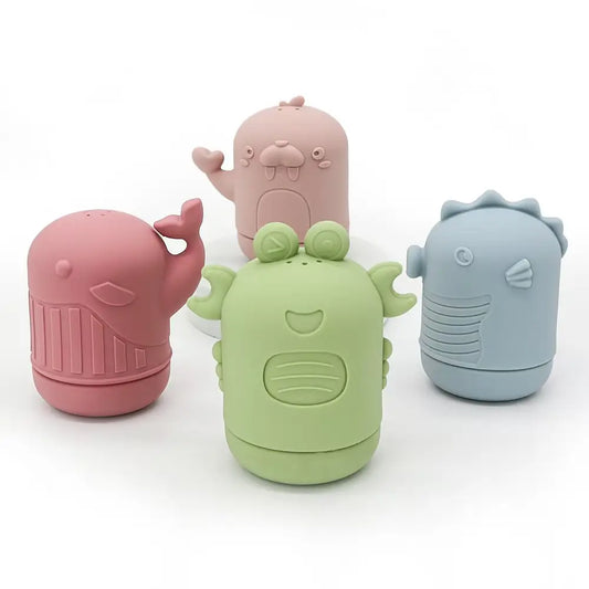 Silicone Squeezable Bath Toy Set