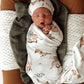 Snuggle Hunny Jersey Wrap and Beanie Set