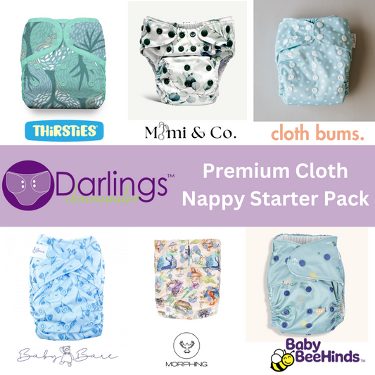 Premium Cloth Nappy Starter Pack