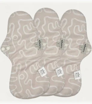 Reusable Sanitary Pad - Heavy 3 Pack
