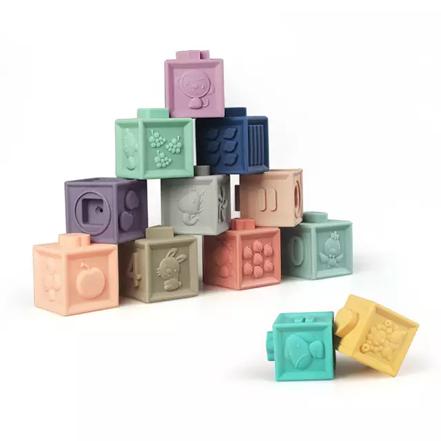 Mama Chew Soft Stacking Blocks - Set of 12