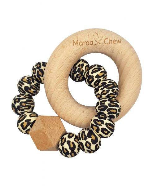 Mama Chew Hex and Wood Teether