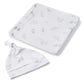 Snuggle Hunny Jersey Wrap and Beanie Set