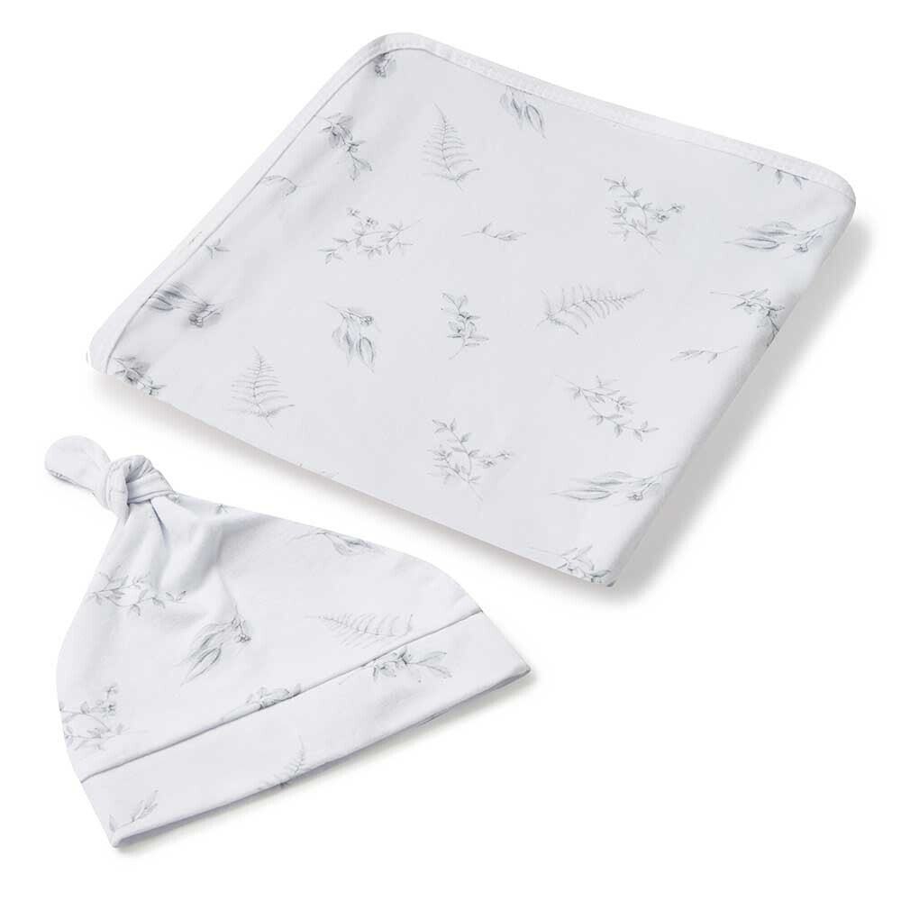 Snuggle Hunny Jersey Wrap and Beanie Set