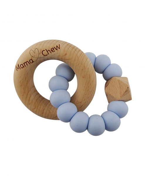 Mama Chew Hex and Wood Teether