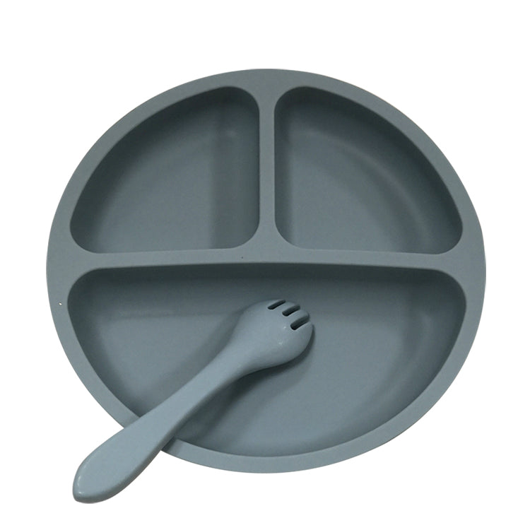 Mama Chew STICK IT! Divider Silicone Suction Plate and Fork