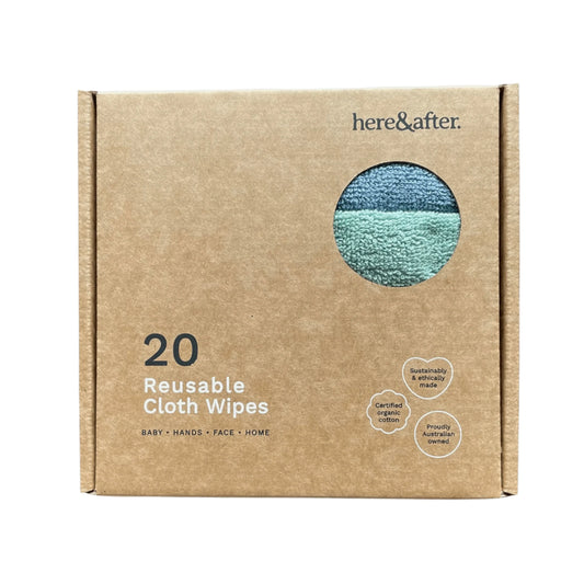 Cloth Wipes 20 Mixed Colours Boxed