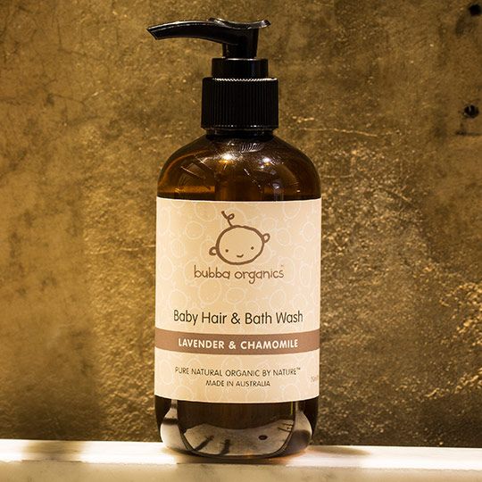 Bubba Organics Lavender & Chamomile Baby Hair & Bath Wash